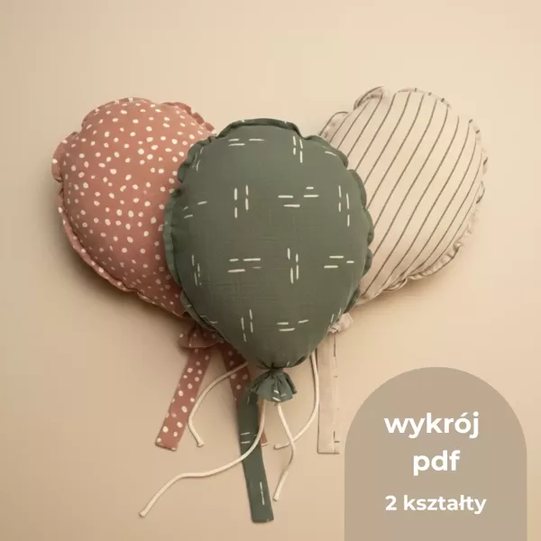 BALONY DEKORACYJNE, 2 KSZTAŁTY