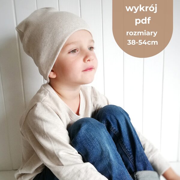 CZAPKA ZE ŚCIĄGACZA, Z WYWINIĘCIEM LUB BEZ 